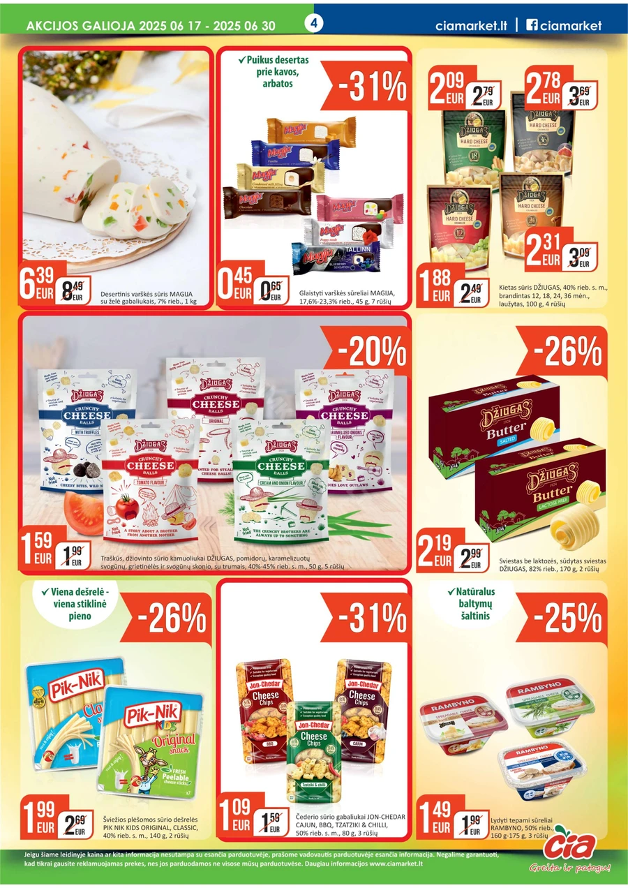 ČIA MARKET akcijų leidinys Nr. 12 puslapis 4