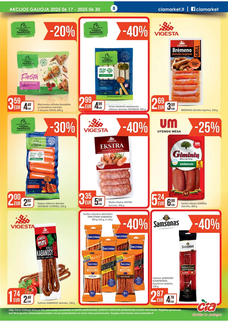 ČIA MARKET akcijų leidinys Nr. 12 puslapis 8
