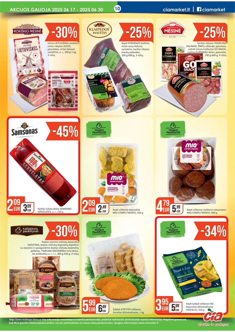 ČIA MARKET akcijų leidinys Nr. 12 puslapis 10