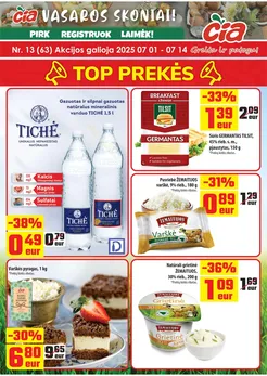 ČIA MARKET akcijų leidinys Nr. 13