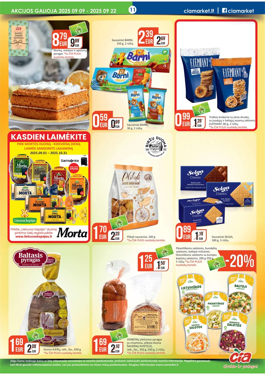 ČIA MARKET akcijų leidinys Nr. 18 puslapis 11