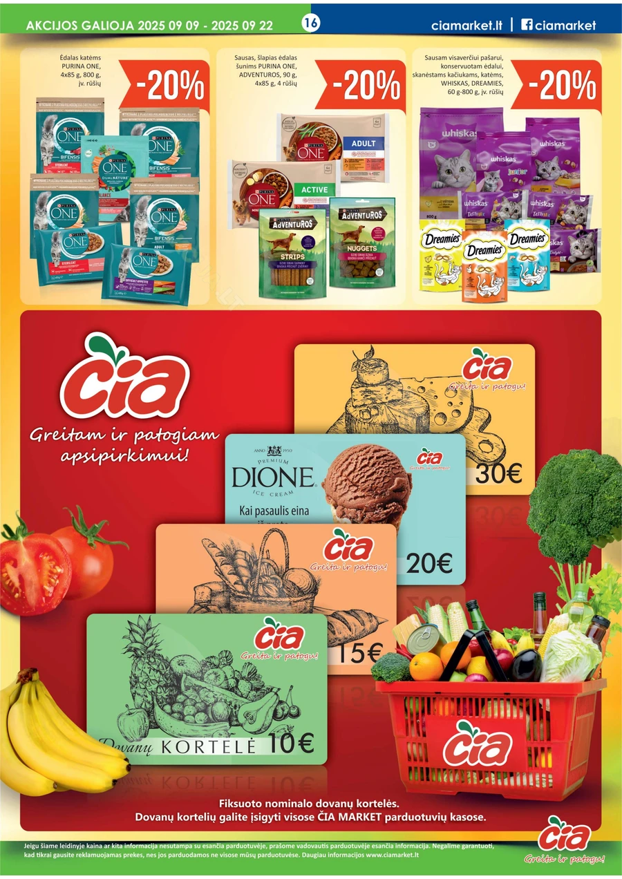 ČIA MARKET akcijų leidinys Nr. 18 puslapis 16