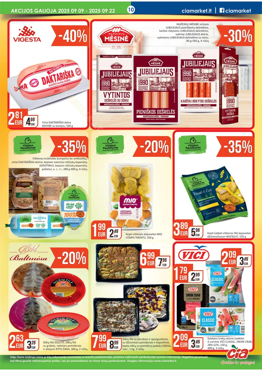 ČIA MARKET akcijų leidinys Nr. 18 puslapis 10