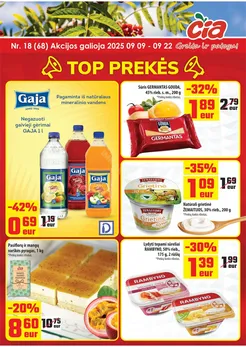 ČIA MARKET akcijų leidinys Nr. 18