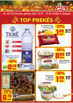 ČIA MARKET akcijų leidinys Nr. 20