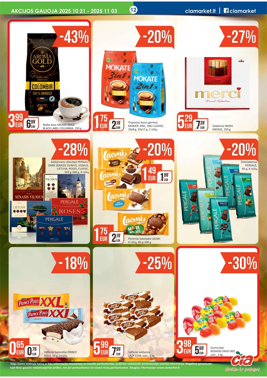 ČIA MARKET akcijų leidinys Nr. 21 puslapis 12