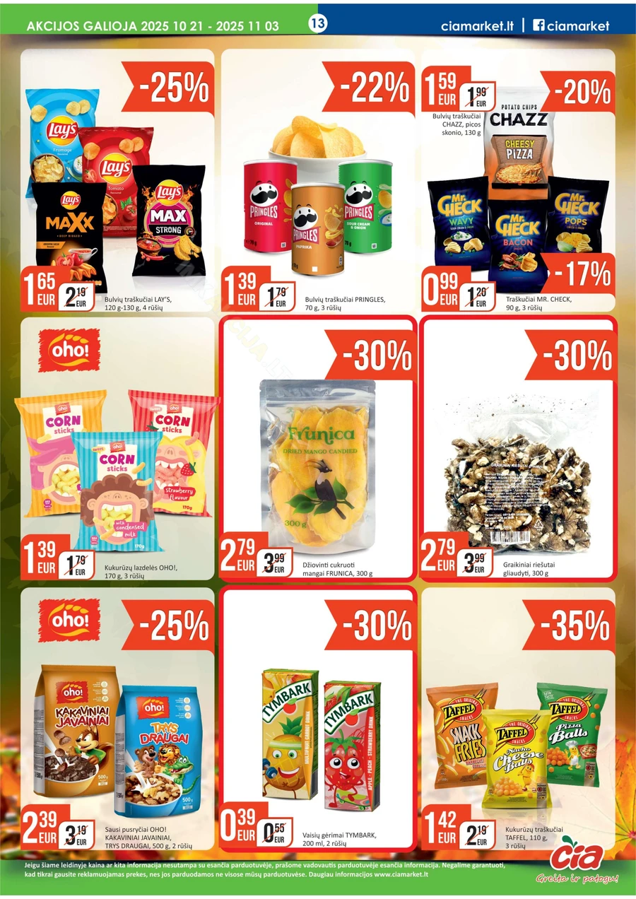 ČIA MARKET akcijų leidinys Nr. 21 puslapis 13