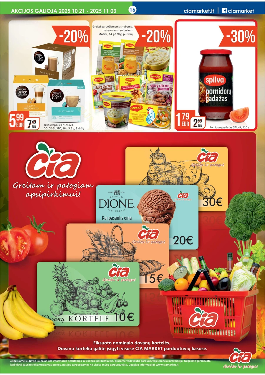 ČIA MARKET akcijų leidinys Nr. 21 puslapis 16