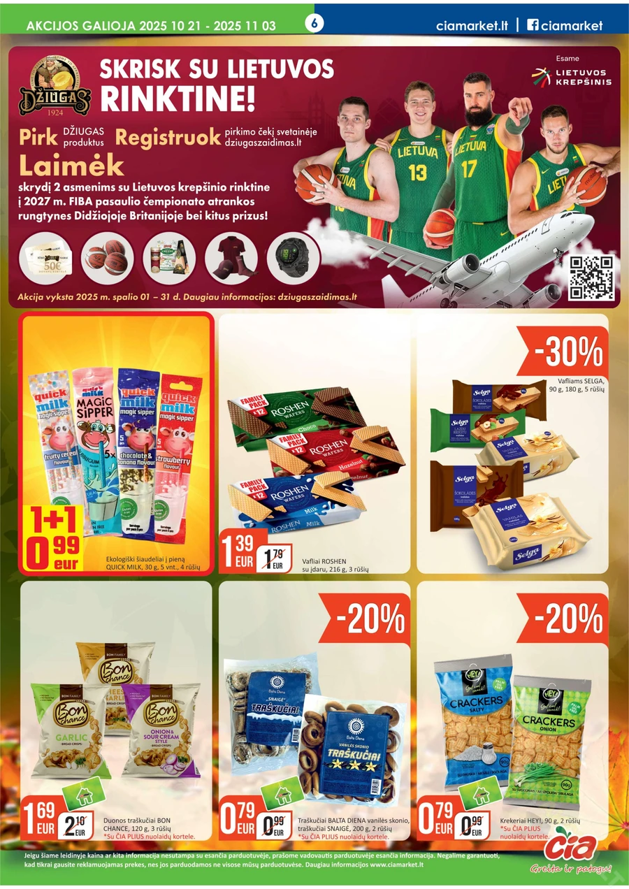 ČIA MARKET akcijų leidinys Nr. 21 puslapis 6