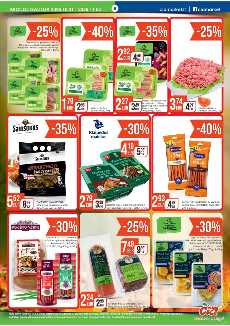 ČIA MARKET akcijų leidinys Nr. 21 puslapis 8