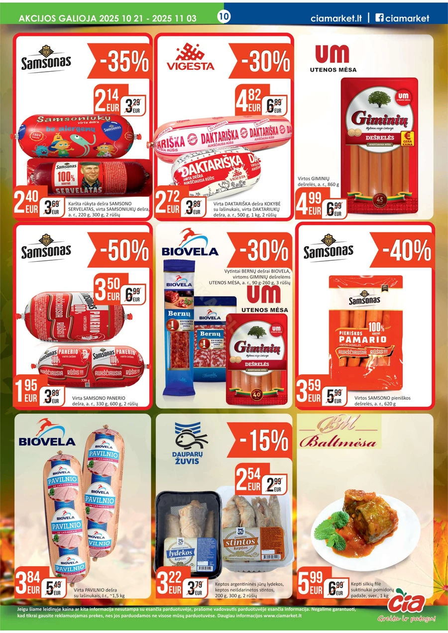 ČIA MARKET akcijų leidinys Nr. 21 puslapis 10