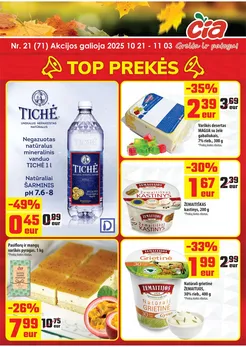 ČIA MARKET akcijų leidinys Nr. 21