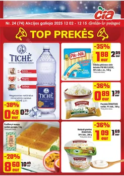 ČIA MARKET akcijų leidinys Nr. 24