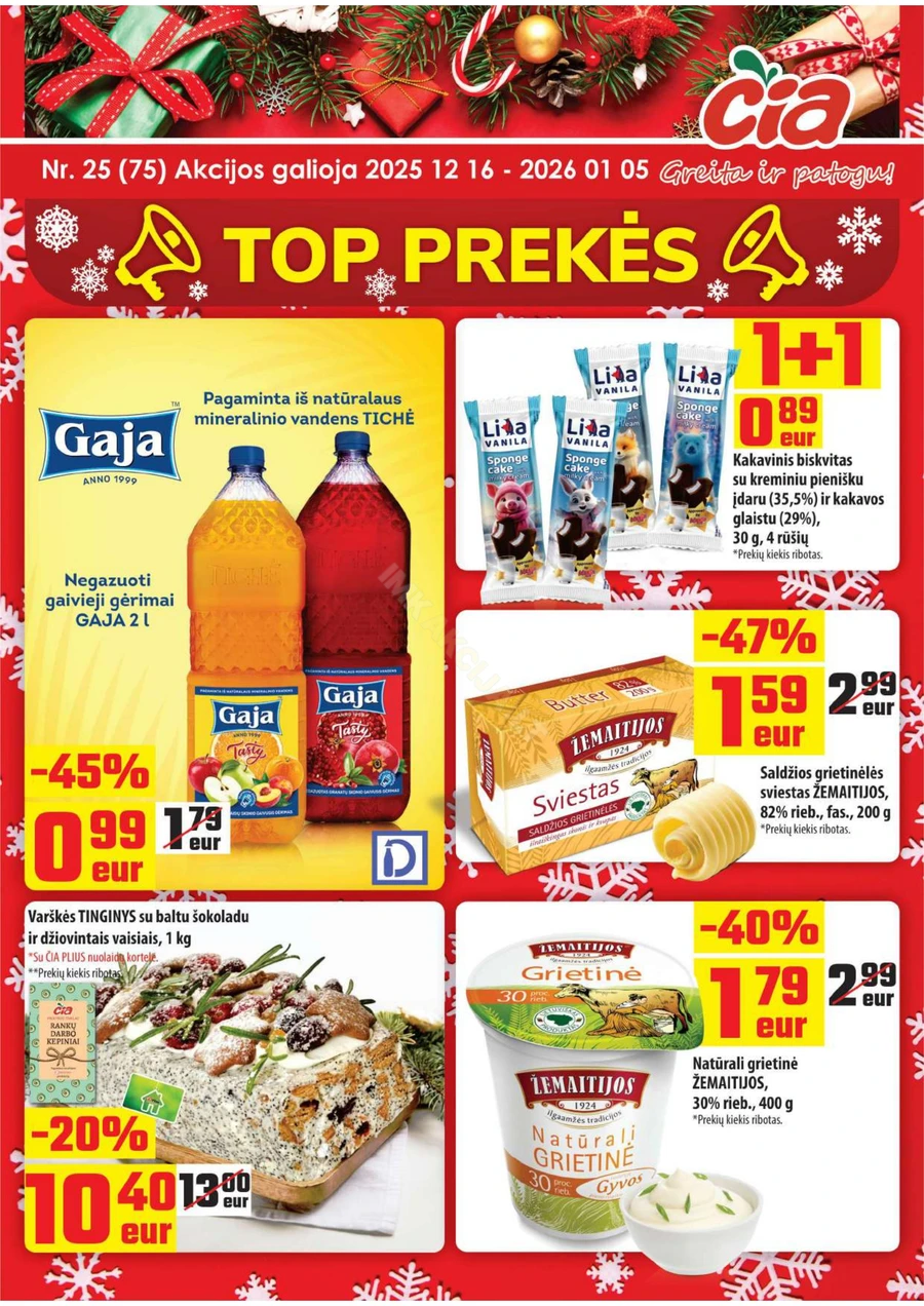 ČIA MARKET akcijų leidinys Nr. 25 puslapis 1