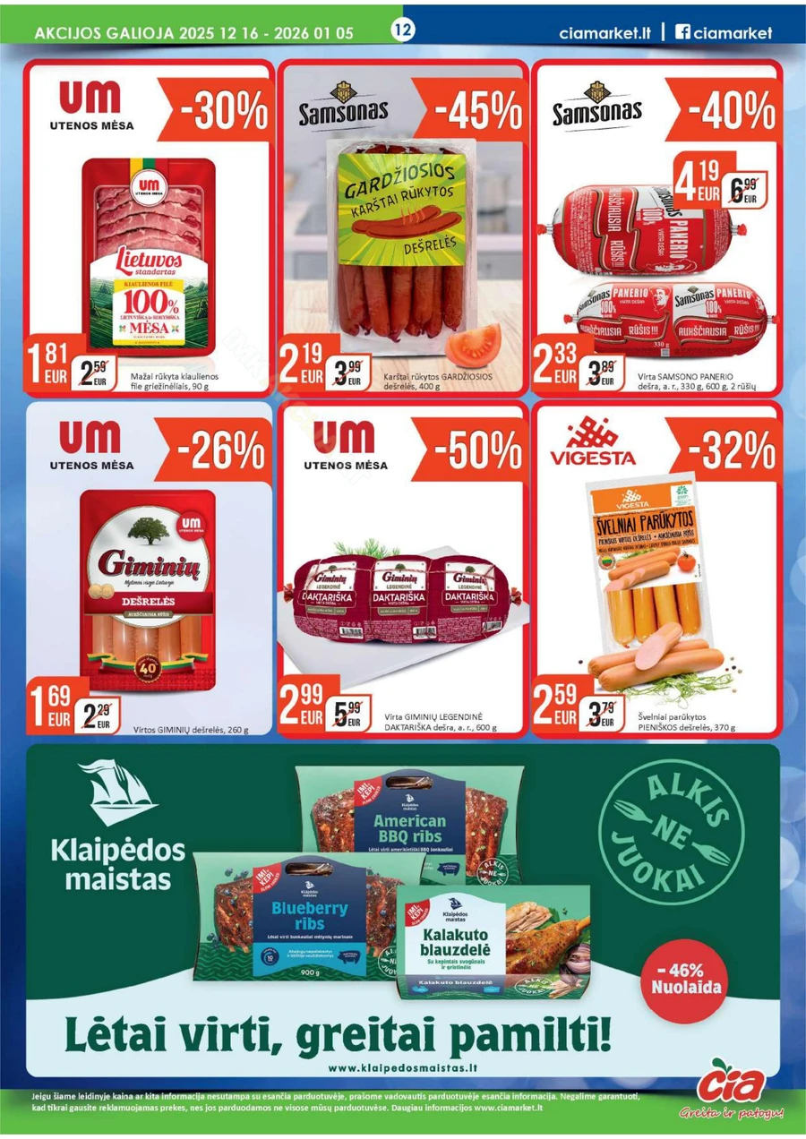 ČIA MARKET akcijų leidinys Nr. 25 puslapis 12