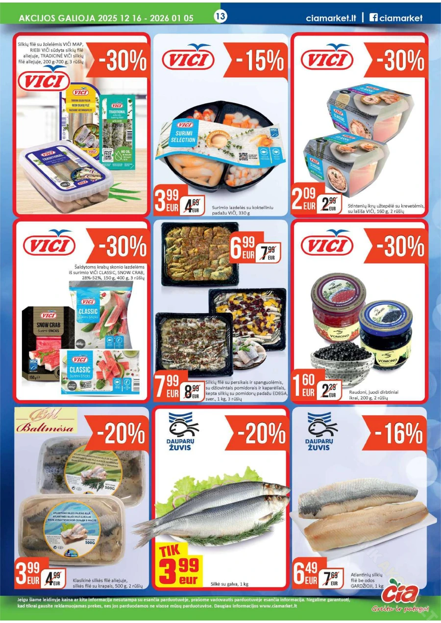 ČIA MARKET akcijų leidinys Nr. 25 puslapis 13