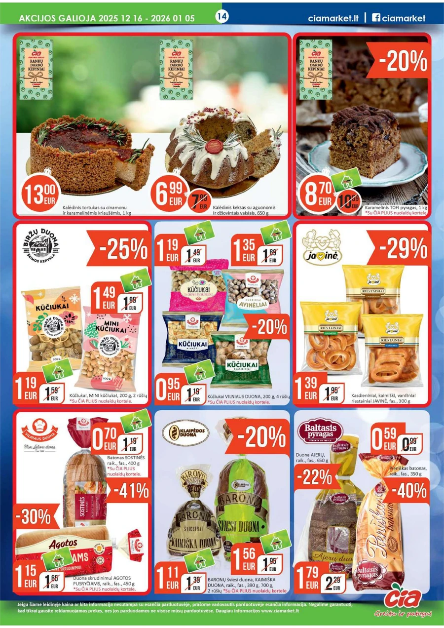 ČIA MARKET akcijų leidinys Nr. 25 puslapis 14