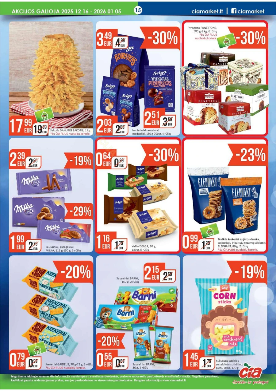 ČIA MARKET akcijų leidinys Nr. 25 puslapis 15