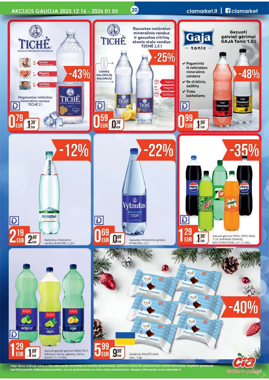 ČIA MARKET akcijų leidinys Nr. 25 puslapis 20