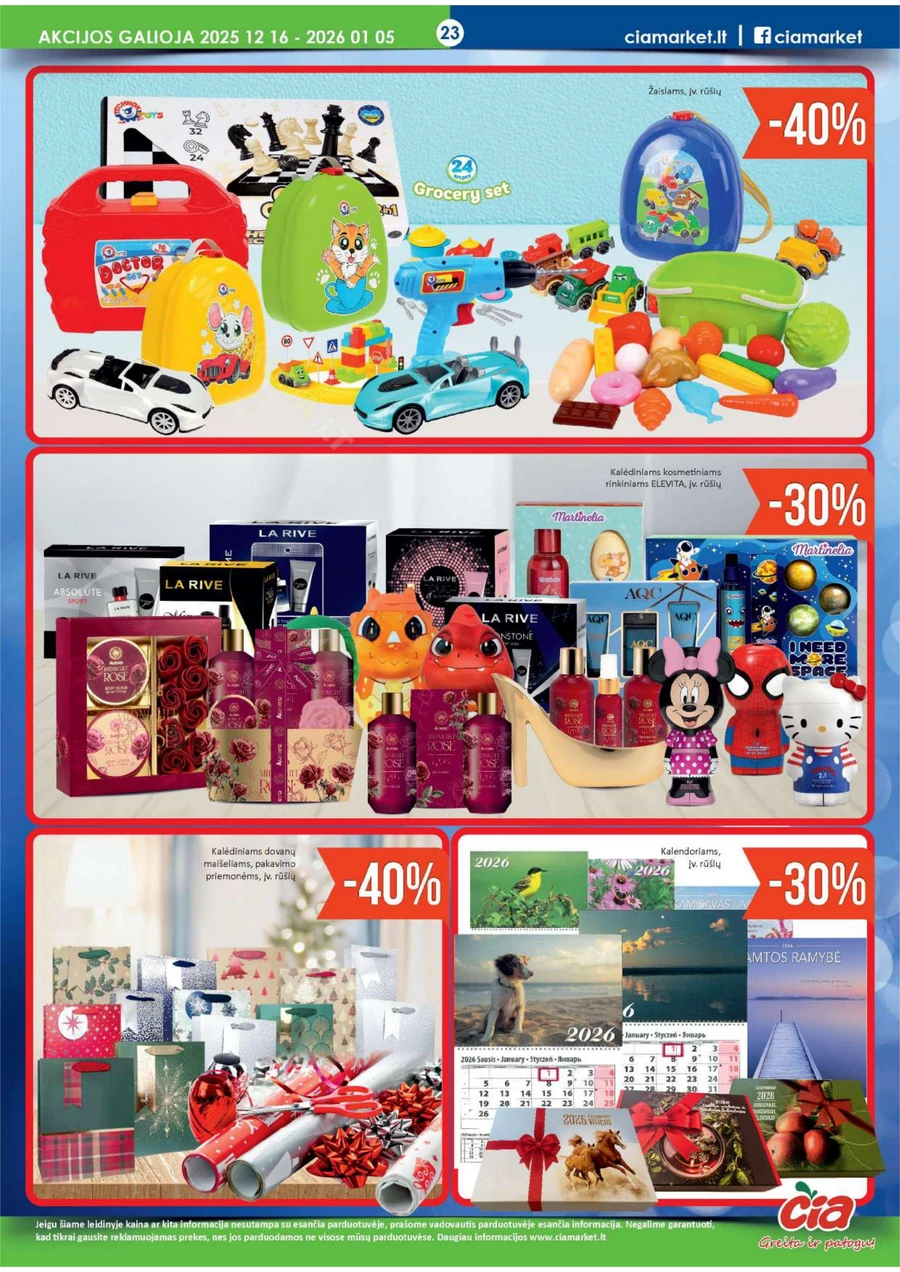 ČIA MARKET akcijų leidinys Nr. 25 puslapis 23