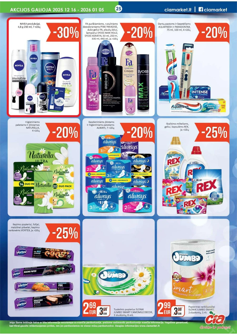 ČIA MARKET akcijų leidinys Nr. 25 puslapis 25