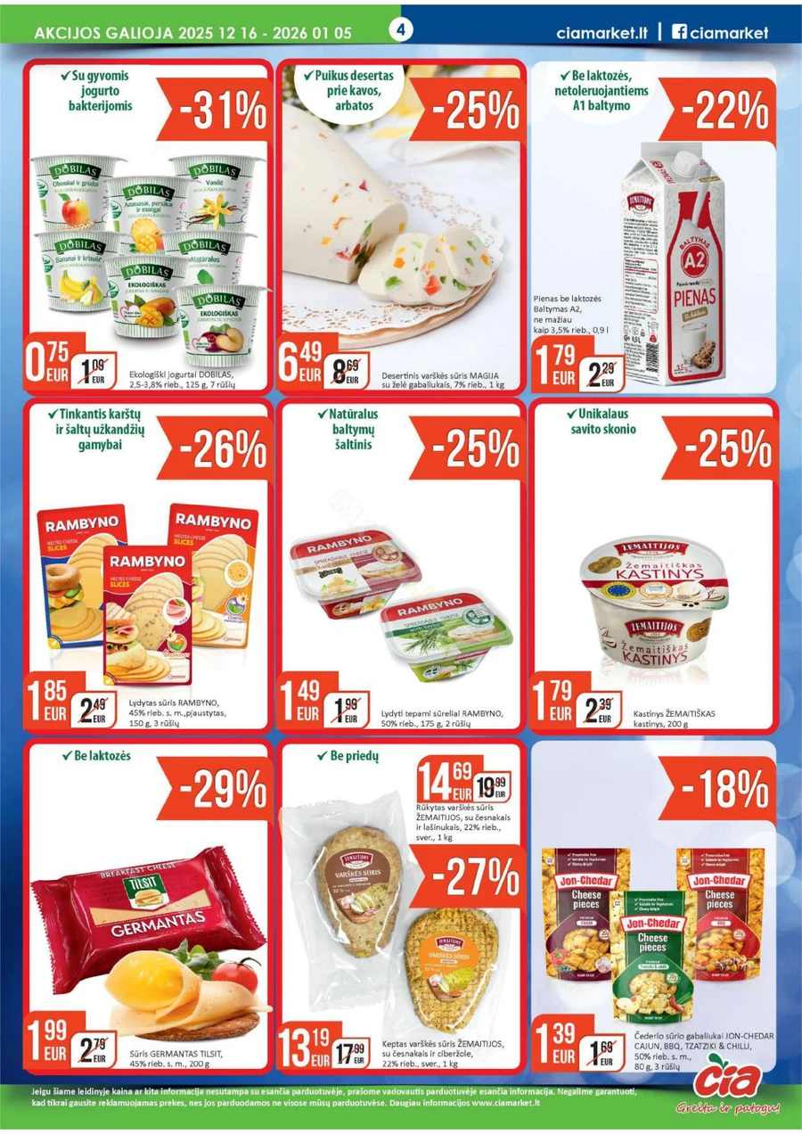 ČIA MARKET akcijų leidinys Nr. 25 puslapis 4