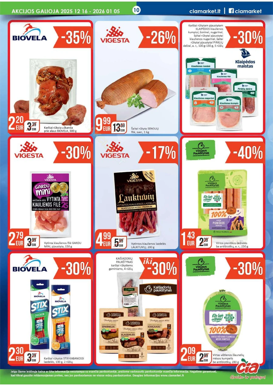ČIA MARKET akcijų leidinys Nr. 25 puslapis 10