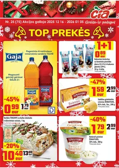 ČIA MARKET akcijų leidinys Nr. 25