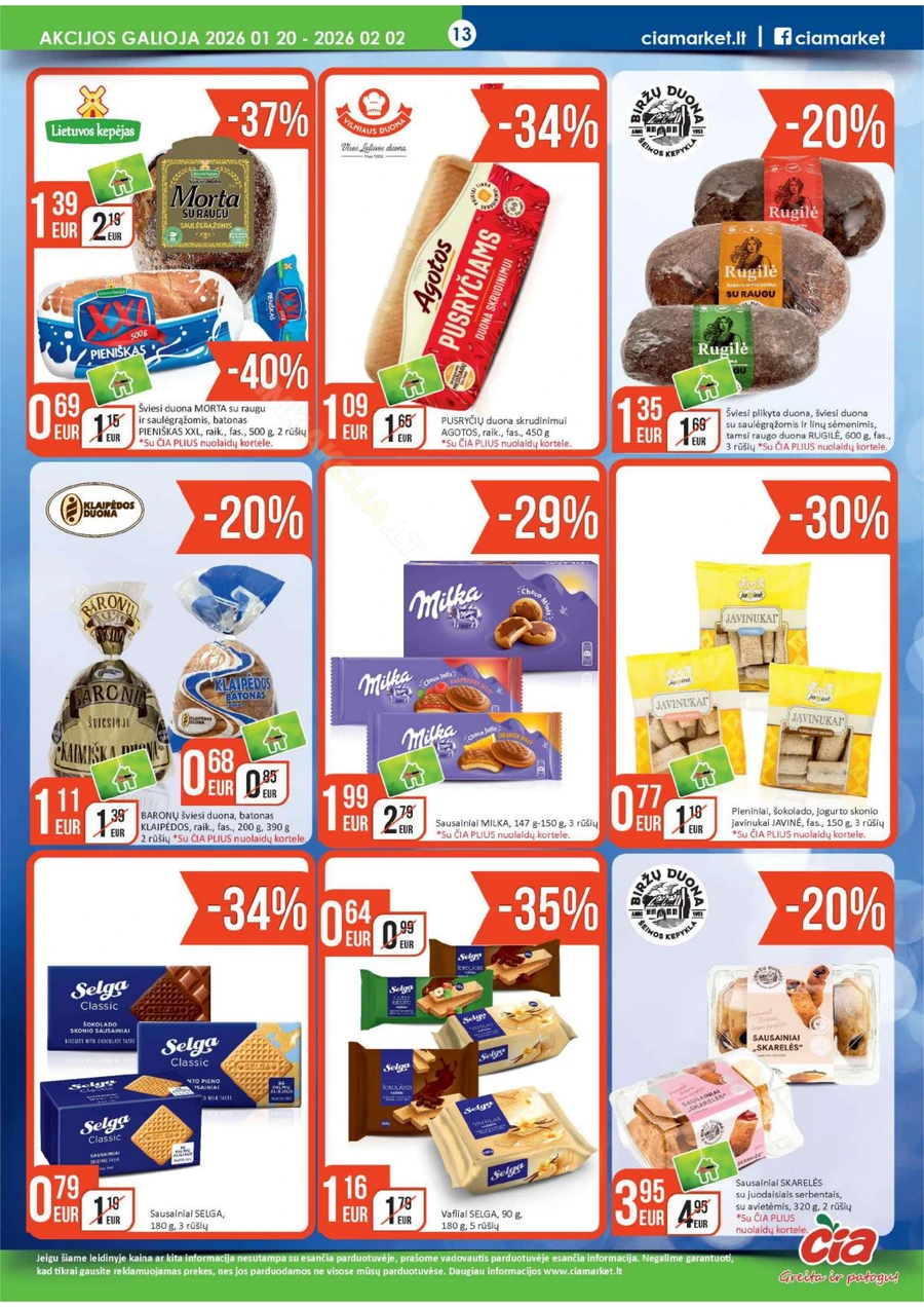 ČIA MARKET akcijų leidinys Nr. 2 puslapis 13