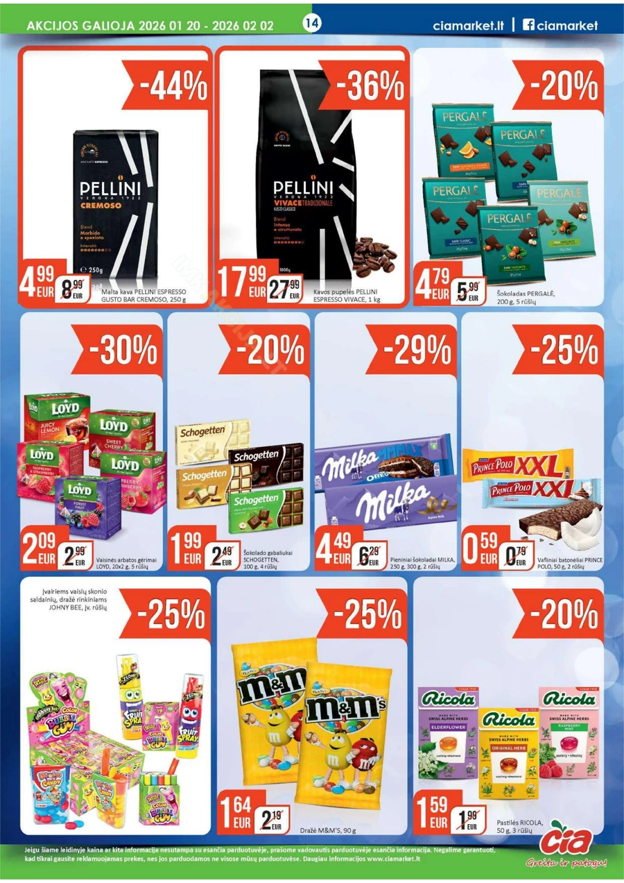 ČIA MARKET akcijų leidinys Nr. 2 puslapis 14