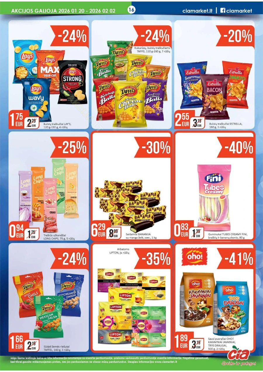 ČIA MARKET akcijų leidinys Nr. 2 puslapis 16