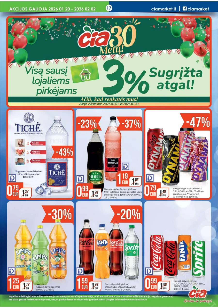 ČIA MARKET akcijų leidinys Nr. 2 puslapis 17