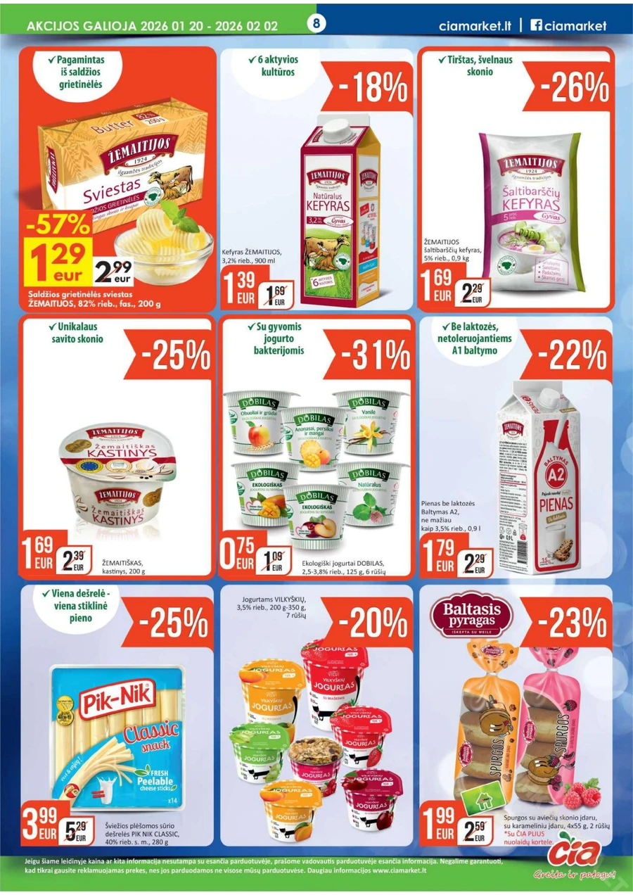ČIA MARKET akcijų leidinys Nr. 2 puslapis 8