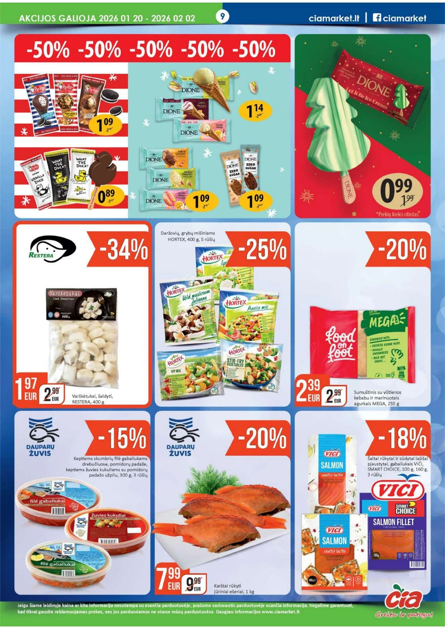 ČIA MARKET akcijų leidinys Nr. 2 puslapis 9