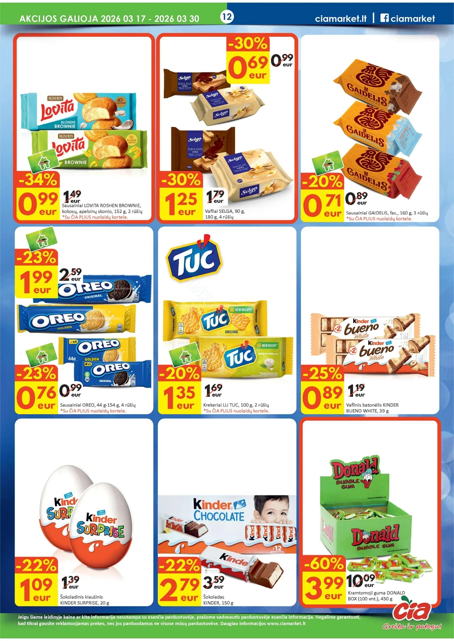 ČIA MARKET akcijų leidinys Nr. 6 puslapis 12