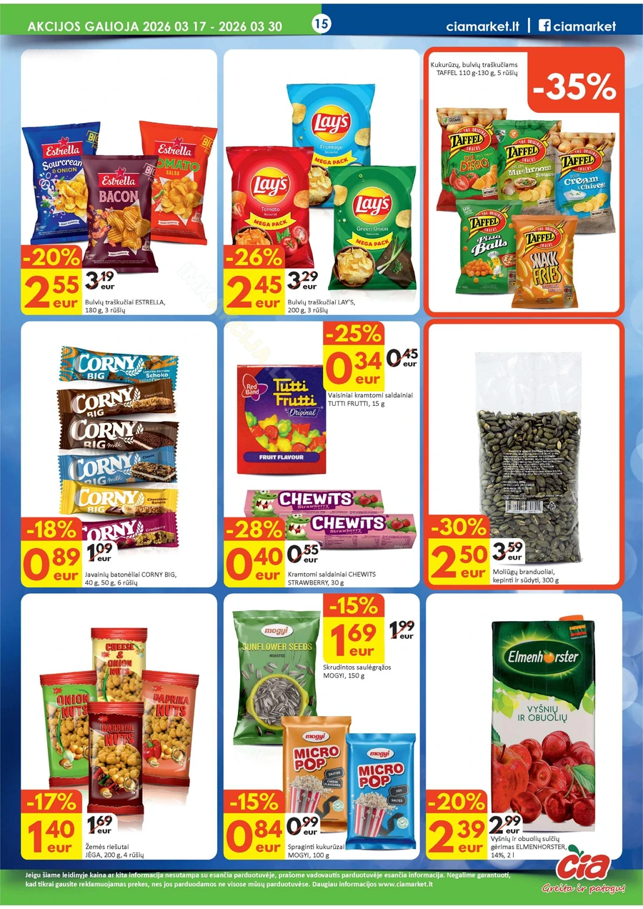 ČIA MARKET akcijų leidinys Nr. 6 puslapis 15