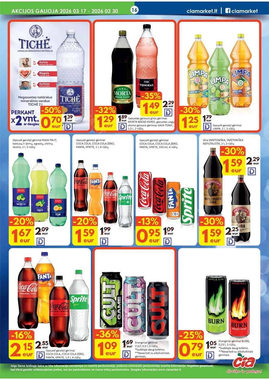 ČIA MARKET akcijų leidinys Nr. 6 puslapis 16