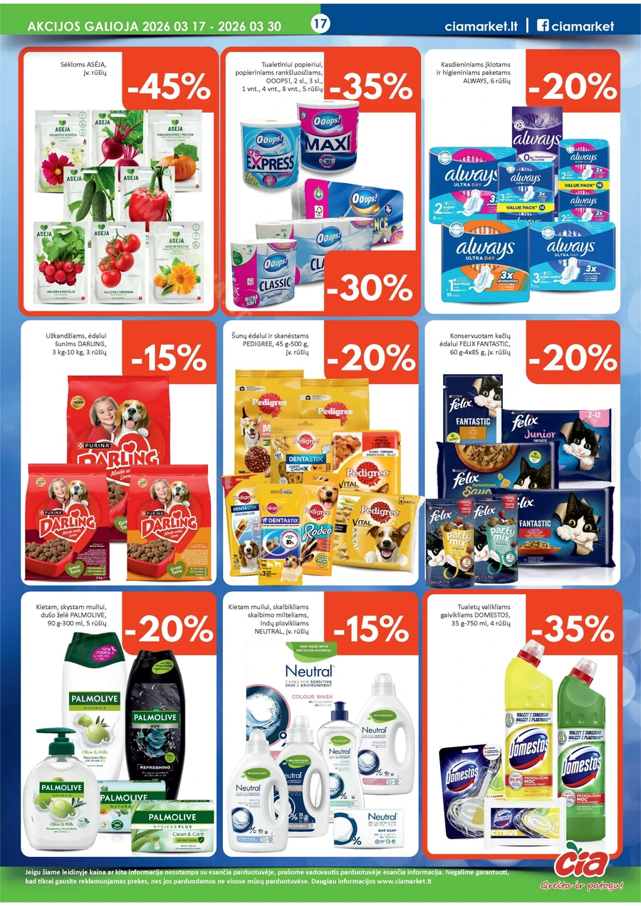 ČIA MARKET akcijų leidinys Nr. 6 puslapis 17