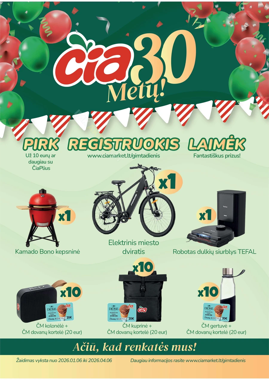 ČIA MARKET akcijų leidinys Nr. 6 puslapis 18