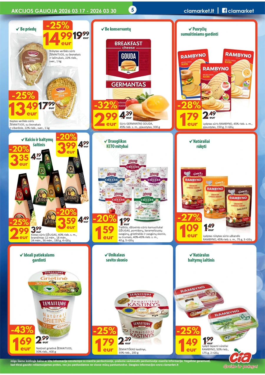 ČIA MARKET akcijų leidinys Nr. 6 puslapis 5