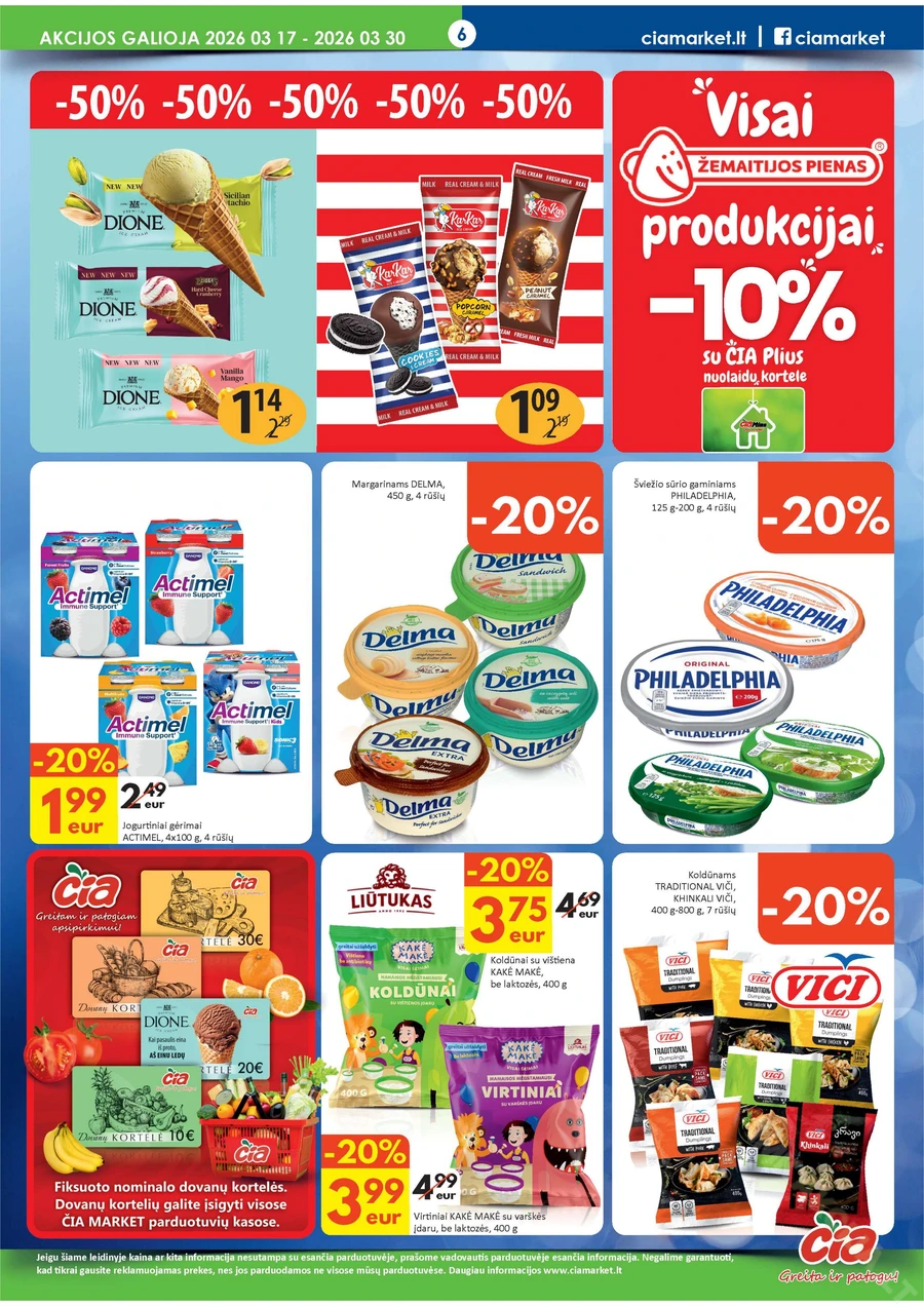 ČIA MARKET akcijų leidinys Nr. 6 puslapis 6