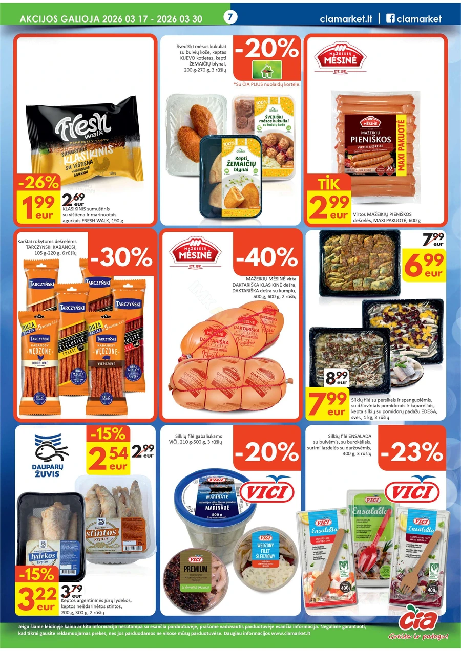 ČIA MARKET akcijų leidinys Nr. 6 puslapis 7