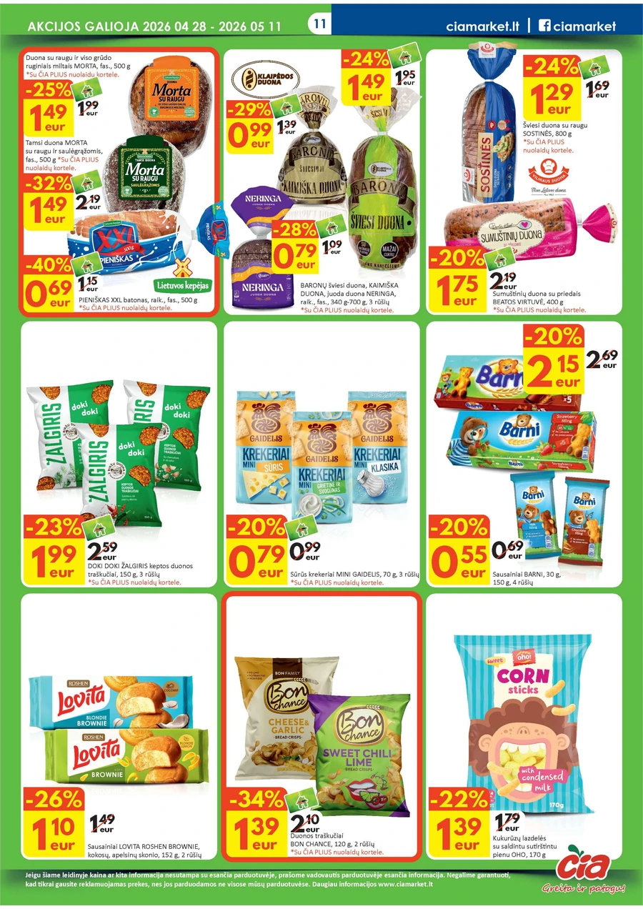 ČIA MARKET akcijų leidinys Nr. 9 puslapis 11
