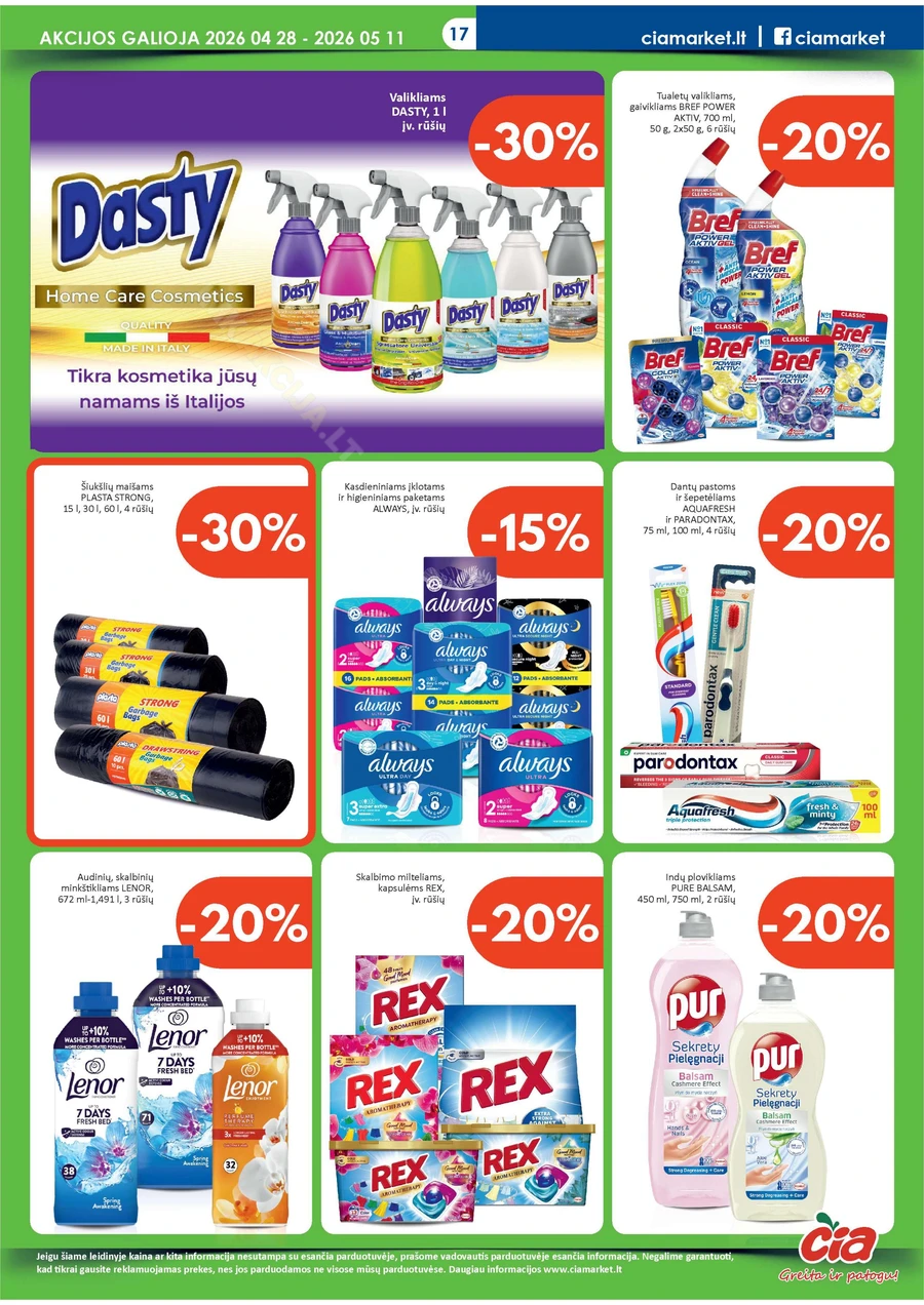 ČIA MARKET akcijų leidinys Nr. 9 puslapis 17