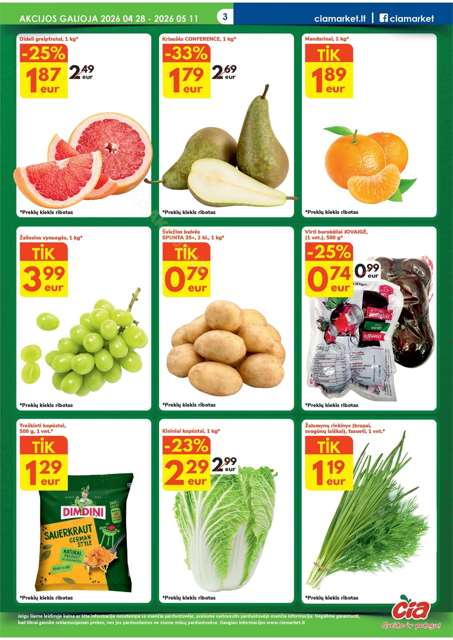ČIA MARKET akcijų leidinys Nr. 9 puslapis 3