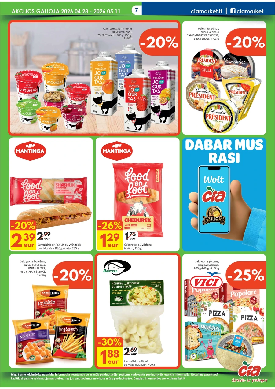 ČIA MARKET akcijų leidinys Nr. 9 puslapis 7