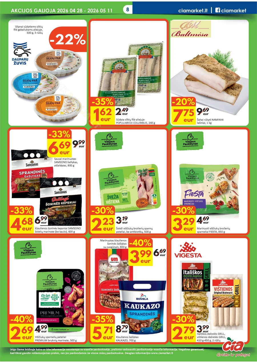 ČIA MARKET akcijų leidinys Nr. 9 puslapis 8