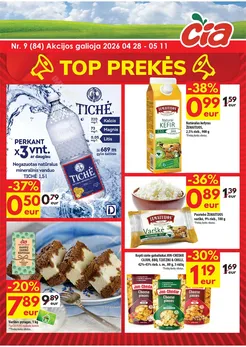 ČIA MARKET akcijų leidinys Nr. 9