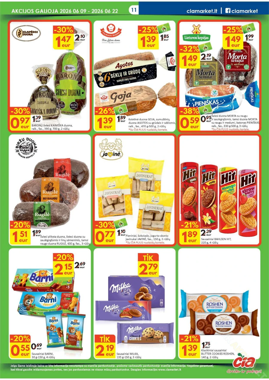 ČIA MARKET akcijų leidinys Nr. 12 puslapis 11
