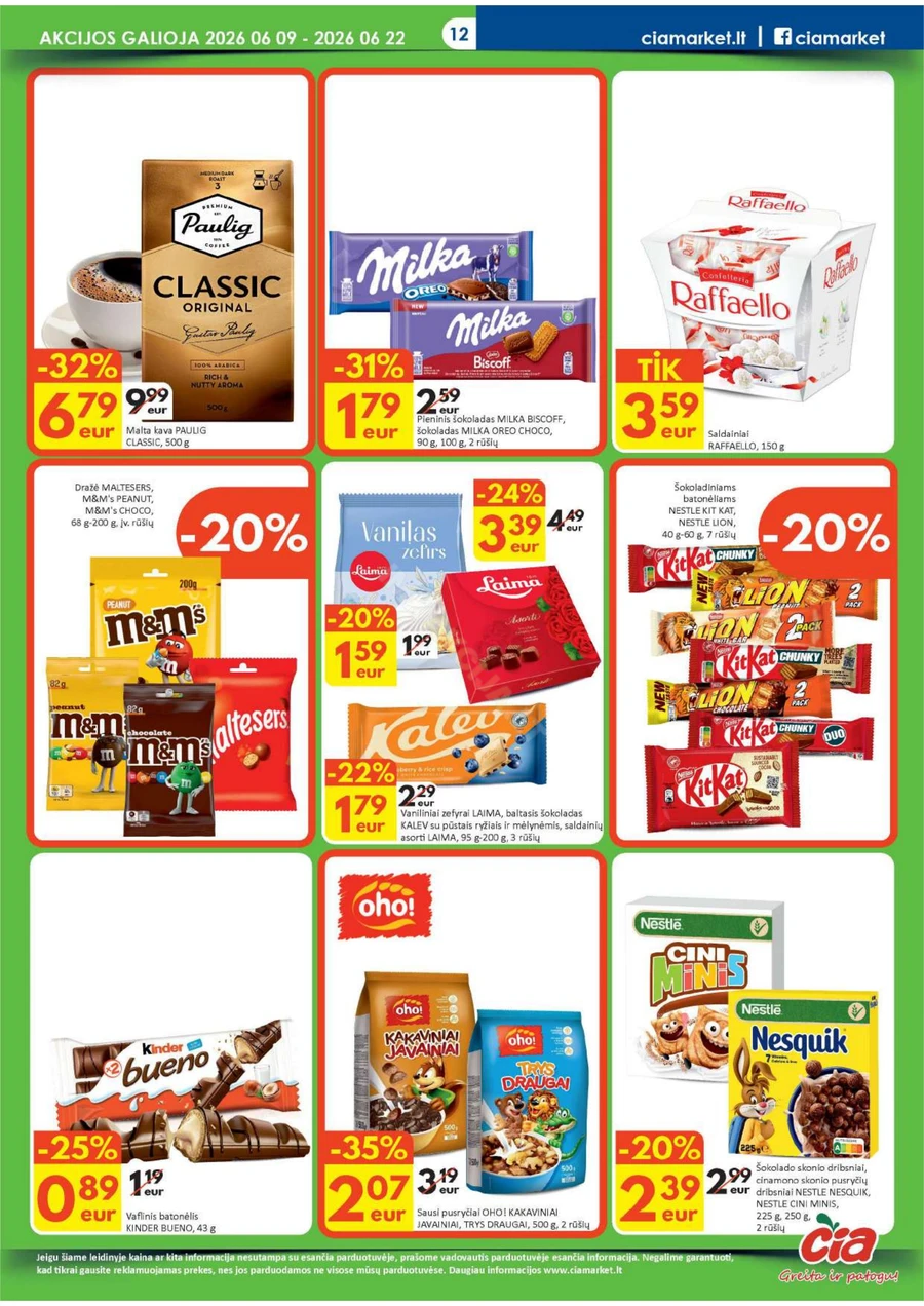 ČIA MARKET akcijų leidinys Nr. 12 puslapis 12